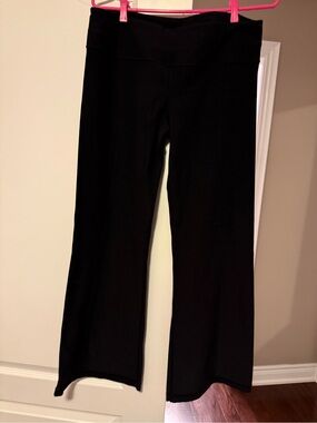 Lululemon Reversible Black Flare Yoga Pants